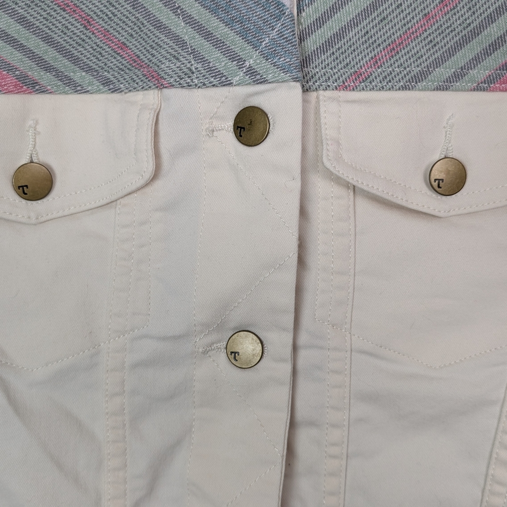 Pendleton Women's Cream Jacket With Multicolor Ac… - image 7